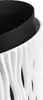 A close-up view of the top rim of a white planter with a black insert. Anteprima dell’immagine prodotto
