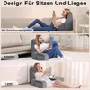 Bett-Rückenlehnenkissen 48 cm, Lesekissen für Erwachsene, Produktbild-Vorschau 5