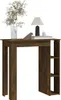 vidaXL Barový stôl s policou Smoked Oak 102x50x103,5 cm Náhľad obrázku produktu 5