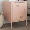 vidaXL Comodino rosa 36x39x50,5 cm acciaio Anteprima dell’immagine prodotto 1