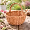 Weidenkorb mit Henkel 32 cm Geflochtener Brotkorb & Produktbild-Vorschau 2