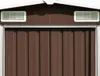 vidaXL Casetta da giardino 257x392x181 cm in metallo Anteprima dell’immagine prodotto 9