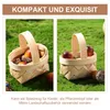 12 Stücke Mini Rattan Korb Miniatur Geschenkbox Produktbild-Vorschau 6