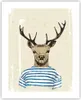 Poster - Poster ohne Rahmen - Hipster Anthropomorphismus Produktbild-Vorschau 1