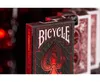 Bicycle® Kartendeck - Foil Back Crimson Red Kartenspiel Produktbild-Vorschau 4