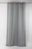 Fertiggardine Ösengardine Struktur uni grau 140x260cm Produktbild-Vorschau 4