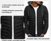 Herren Steppjacke Verdicken Warm Stehkragen Herbst Winter Produktbild-Vorschau 3
