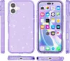 iPhone 17 Hülle - Coverup Glitzer TPU Back Cover - Violett Produktbild-Vorschau 7