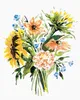 Zuty - Malen nach Zahlen - BLUMENSTRAUSS AUS WILDBLUMEN UND Produktbild-Vorschau 1