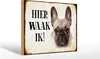 Holzschild Spruch 30x20cm holländisch Hier Waak ik Produktbild-Vorschau 2