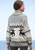 VIVANCE Rollkragenpullover grau-schwarz-creme Größe 32/34 Produktbild-Vorschau 4