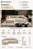 FurMeb24 ECKSOFA Gabo-L forma 280 x 85 cm GRN monolit 37 Náhled obrázku produktu 2