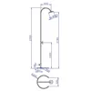Ideal Gartendusche Marlin Edelstahl Kaltwasser 20cm Produktbild-Vorschau 9