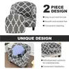 2 kusy krytů na židle Club Chair Covers, Stretch Printed Náhled obrázku produktu 7
