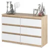 Kommode „HIT“, 6 Schubladen, 100 cm, Sonoma-Eiche / Produktbild-Vorschau 4