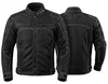 Motorradjacke textilien Kombi Jacke schwarz, Größe:54/XL Produktbild-Vorschau 9