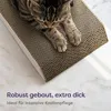 Knupis Kratzmöbel Kratzbrett Katze 3-teilig XXL 75cm – Produktbild-Vorschau 4