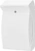A white mailbox mounted on a wall. Produktbild-Vorschau