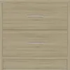 vidaXL Nachttische 2 Stk. Sonoma-Eiche 40x30x40 cm Produktbild-Vorschau 5