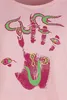 The Cure T-Shirt Damen Tour '92 rosa Band-Merch, Bands 100% Produktbild-Vorschau 3