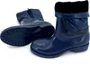 Gummistiefel Hochschaft Daunen Stiefel gesteppt Damen Produktbild-Vorschau 3
