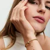 PANDORA Schlangenarmband für Damen, Moments, IP Gold Produktbild-Vorschau 2