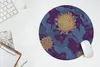 MuchoWow® Mauspad Mousepad Florales Motiv in Lila und Gold Produktbild-Vorschau 5