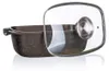 A roasting pan with a glass lid, shown on a white background. Podgląd zdjęcia produktu
