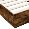 Bettgestell mit LED Räuchereiche 100x200 cm Produktbild-Vorschau 6
