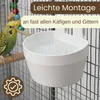 Vogeltränke Käfig Futterstation Vögel Gitteerbefestigung Produktbild-Vorschau 3