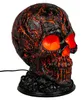 Totenkopf Lampe Lava Effekt – Halloween Tischlampe mit LED Produktbild-Vorschau 1