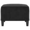 vidaXL Tabouret de pied noir 70x55x41 cm velours Voir les images du produit 4
