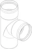 PoloPlast POLO KAL XS Abzweig DN 90/90, 87,5 Grad Podgląd zdjęcia produktu 5