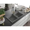 Mexen Tomas 2-Becken-Granitspüle mit Mischbatterie Duo, Produktbild-Vorschau 2