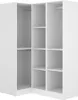 Vente-unique Listowel, Weiß, Garderobe, 8 Regale, 3 Produktbild-Vorschau 4