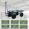 XXL Profi Plattformwagen 500 kg Transportwagen 120x80 cm Produktbild-Vorschau 6