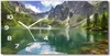 Wanduhr aus Glas – 60x30 cm - Glasbild - Glasuhr - Produktbild-Vorschau 1
