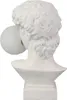 riess-ambiente Tischlampe DAVID 30cm weiß Polyresin Büste Produktbild-Vorschau 7