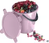 Kbelík s víkem Plast Team Berry 5 l tmavě šedý Náhled obrázku produktu 3