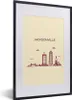 MuchoWow® MuchoWow® Gerahmtes Poster Skyline - Jacksonville Produktbild-Vorschau 1