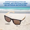 Sonnenbrille "Bamboo" - Modische Brille im Blues-Stil mit Produktbild-Vorschau 6