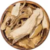 Dried mushrooms in a wooden bowl. Produktbild-Vorschau