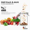 BigDean 6er Set Vorratsgläser 1,1L - Einmachgläser mit Produktbild-Vorschau 4