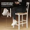 Lot de 2 tabourets de bar HOMCOM : tabourets de cuisine Voir les images du produit 4