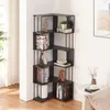 Boekenkast 'Afrel', 160 x 54 x 54 cm. Vrijstaand model met Productafbeelding-voorbeeld 1