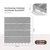 EUGAD 11 Stücke Balkonfliesen, 30x30 cm, Klicksystem, für Produktbild-Vorschau 3