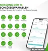 Tunturi Personenwaage - Waage - Bluetooth - 180 kg Produktbild-Vorschau 6