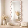 H&S Collection Spiegel / Wandspiegel - Welle - rosa - 55 x Produktbild-Vorschau 3