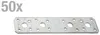 Alberts 846374 Connettore piatto, zincato sendzimir, 180 x Anteprima dell’immagine prodotto 6