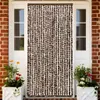 vidaXL Insektenschutz-Vorhang Braun und Weiß 90x220 cm Produktbild-Vorschau 2